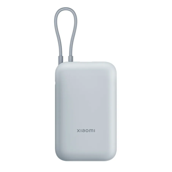 Аккумулятор внешний с встроенным кабелем Xiaomi Power Bank 10000 mAh, синий